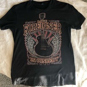 M Foreigner live concert shirt